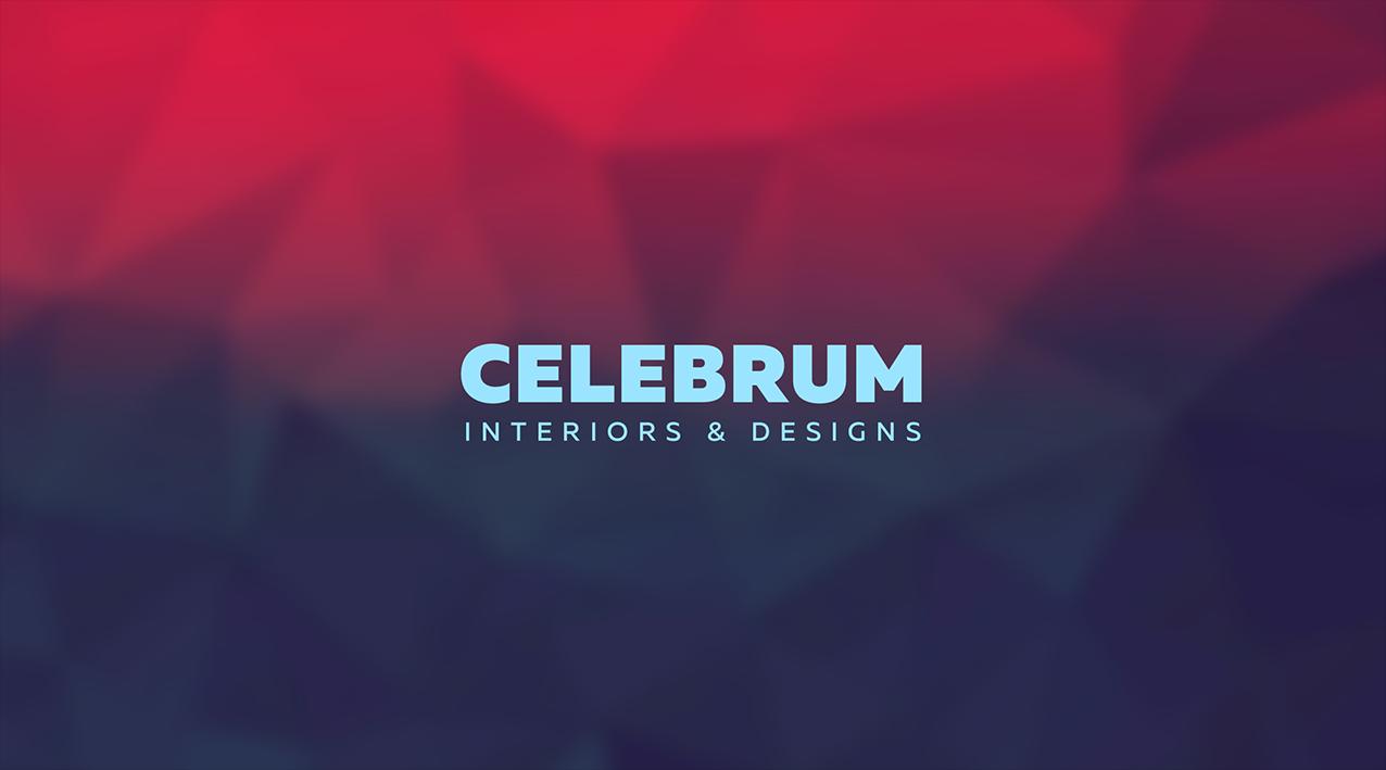 Концепция логотипа дизайн-бюро Celebrum = celebrity + room + cerebrum