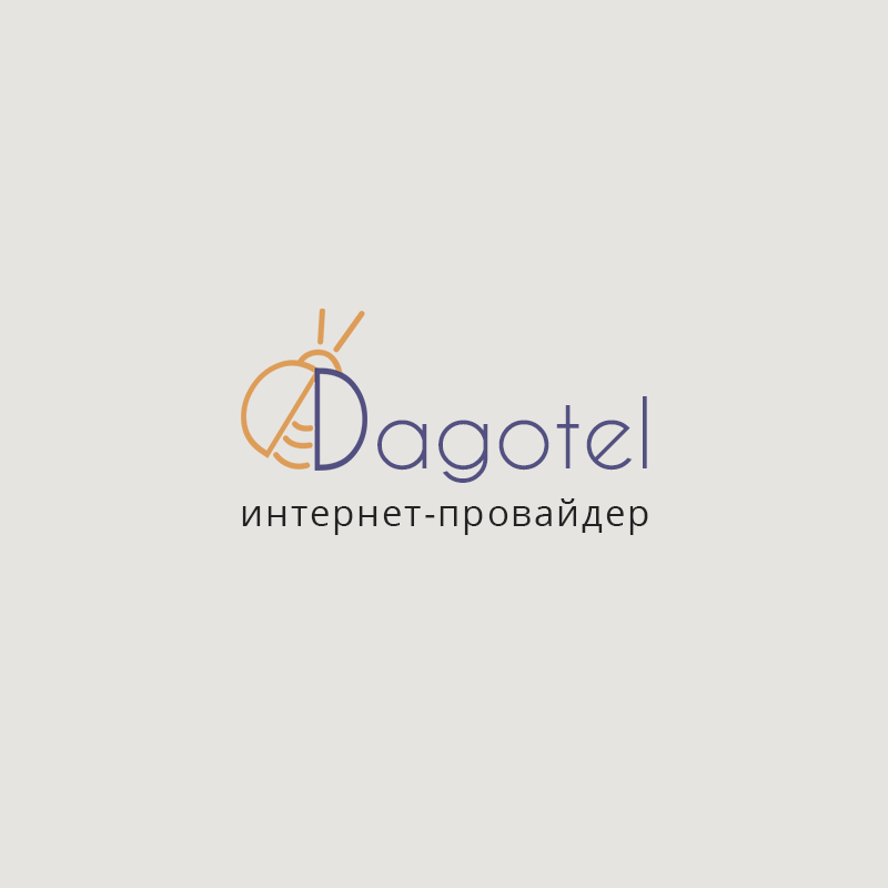 Логотип провайдера Dagotel, версия 3