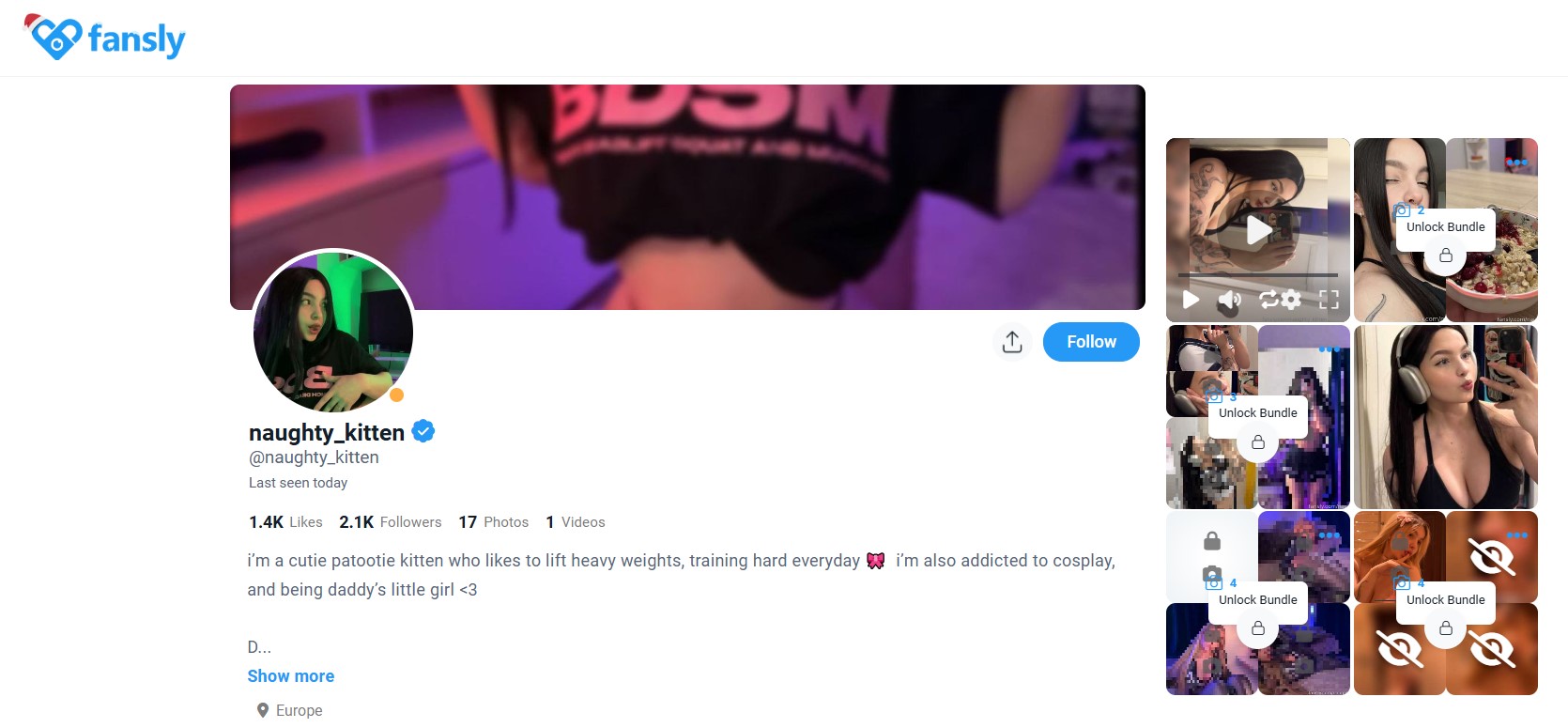 Musclekitty: secrets of training and diets, Fansly, leaked photos and videos