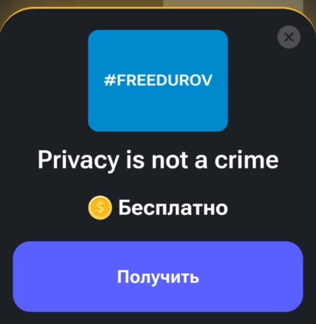 FREEDUROV: new card in Hamster Kombat supporting Pavel Durov