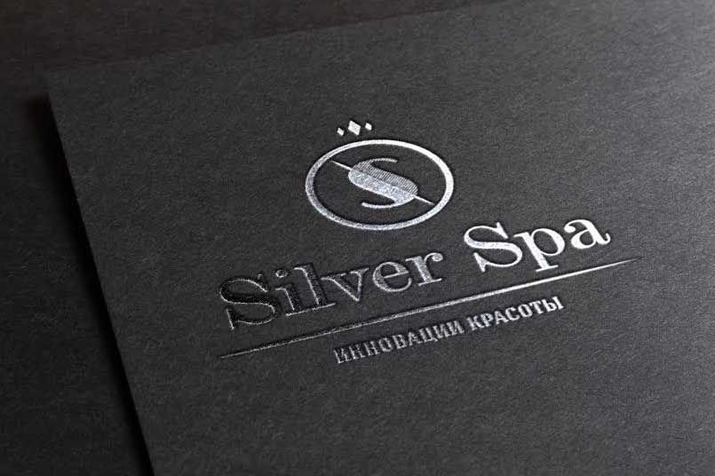 Business card mockup (Silver SPA)