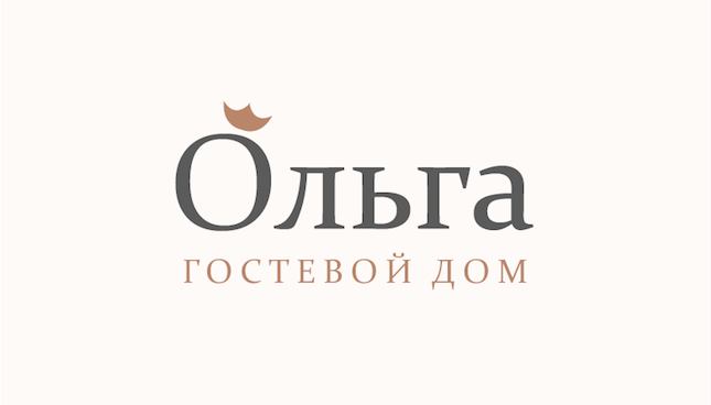 Olga guest house, logo version #4