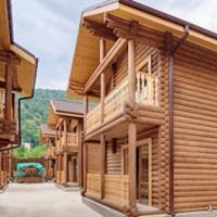 Website design & development for Snegiri Village eco resort (Esto-Sadok, Krasnaya Polyana)