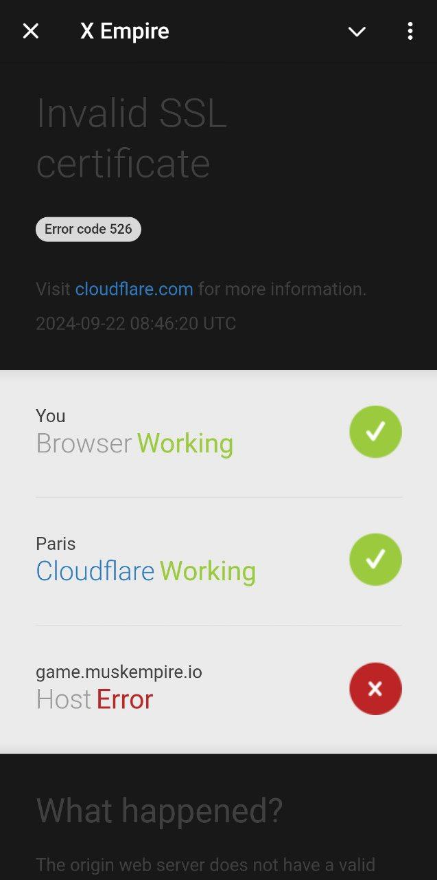 Can't log in to the X Empire game? The button in the bot profile will help!